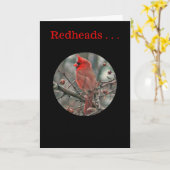 誕生日カード「REDHEADS ARE and ユニーク SPECIAL」 カード (黄色い花)