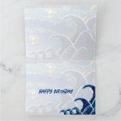 誕生日カード | Sequin Waves, Sydney Australia カード (内部)