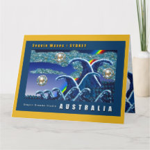 誕生日カード | Sequin Waves, Sydney Australia