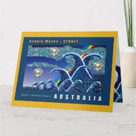 誕生日カード | Sequin Waves, Sydney Australia カード