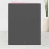 誕生日カード | Sphynx Cat Lady withお誕生日ケーキ カード (裏面)