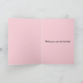 誕生日カード | Sphynx Cat Lady withお誕生日ケーキ カード (内部)