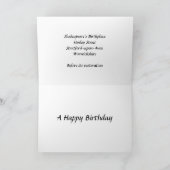 誕生日カード – Stratford-on-Avon, Warwickshire カード (内部)