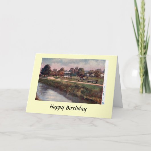 誕生日カード – Taunton, Somerset. カード (正面)