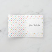 誕生日カード – Yummy カード (内部)