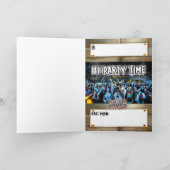 誕生日カードDJ カード (内部)