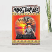 誕生日カードDJ カード (正面)