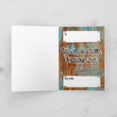 誕生日カードDJ for son カード (内部)