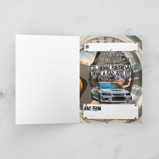 誕生日カードevo カード (内部)