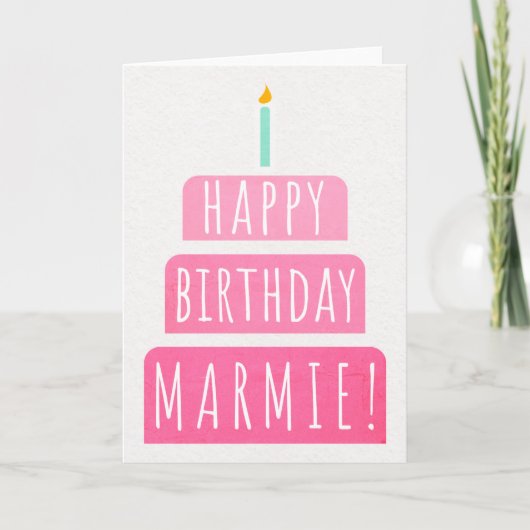 誕生日カードforマルミー カード (正面)