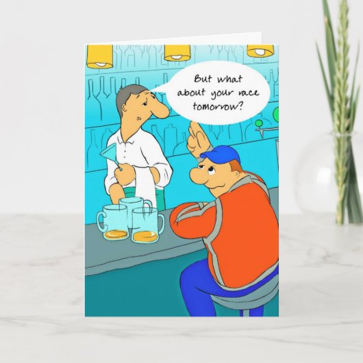 誕生日カードfor Maratoner - Carbo Loading カード (正面)