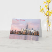 誕生日カードUSA カード (黄色い花)