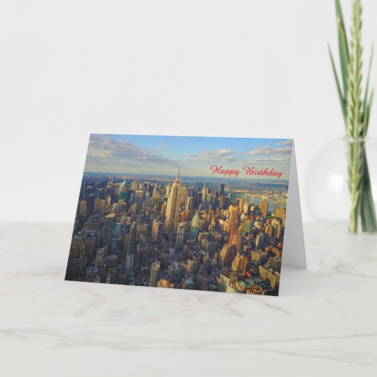 誕生日カードUSA カード (正面)