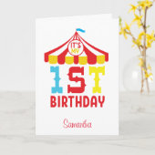 誕生日カーニバル カード (黄色い花)