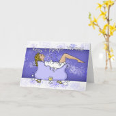 誕生日カーリラックスド – お客様自身 カード (黄色い花)