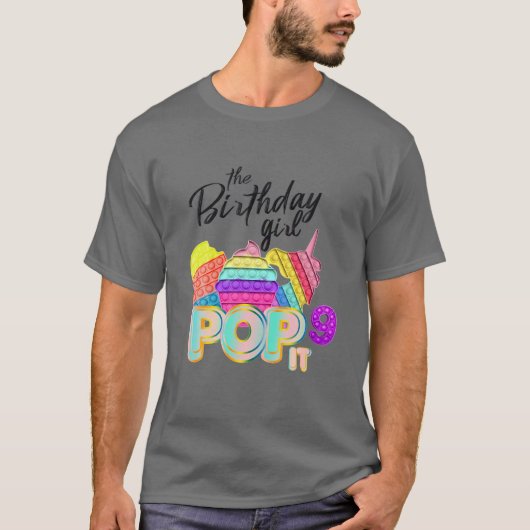 誕生日ガポップ・アートのールIt 9 Tシャツ (正面)