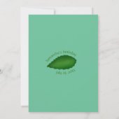 誕生日ガーデンテーマ サンキューカード (裏面)