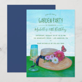 誕生日ガーデンパーティーの招待状 招待状