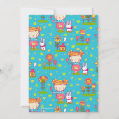 誕生日ガーデンフォト招待状 招待状 (裏面)