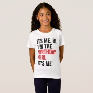 誕生日ガールおもしろい誕生日クイーンお祝い Tシャツ
