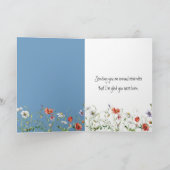 誕生日ガールがカードを郵送 カード (内部)