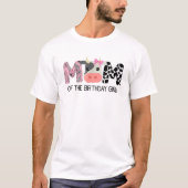 誕生日ガールのおばあちゃん ファームカウTシャツ Tシャツ (正面)