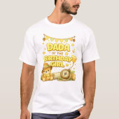 誕生日ガールのパパ メンズTシャツ Tシャツ (正面)