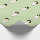 誕生日ガールアットギフトテーブル ラッピングペーパー (角)