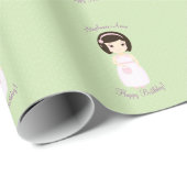 誕生日ガールアットギフトテーブル ラッピングペーパー (ロールコーナー)