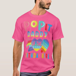 誕生日ガールイットユニコーンポップ・アートの誕生日のパパ Tシャツ