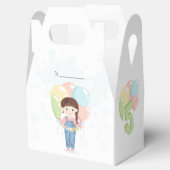 誕生日ガールインオーバーールズブルネット フェイバーボックス (オープン)