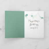 誕生日ガールインサマーガーデン カード (内部)