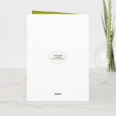 誕生日ガールインサマーメドウ カード (裏面)