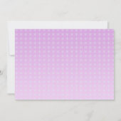 誕生日ガールウィンターオネダーランド招待 招待状 (裏面)