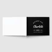 誕生日ガールエイジドトゥパーフェクトレトロ ゲストブック (全面)