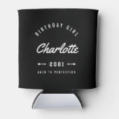 誕生日ガールエイジドトゥパーフェクトレトロ 缶クーラー (正面)