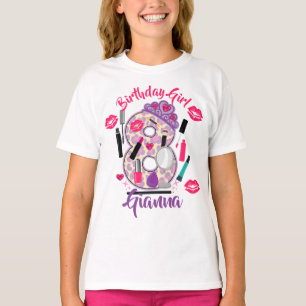 誕生日ガールエイト8 スパ化粧 Tシャツ