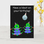 誕生日ガールエイリアングリーティングカード(Jo Images) カード (黄色い花)