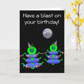 誕生日ガールエイリアングリーティングカード(Jo Images) カード (黄色い花)