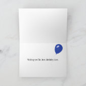 誕生日ガールオンスイングインムーンウォーターフォール カード (内部)