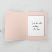 誕生日ガールオンスイングムーン カード (内部)