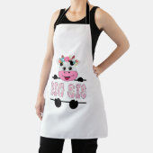 誕生日ガールカウシスターファミリーパーのビッグシス エプロン (インサイチュ)