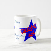 誕生日ガールカワイイパーソナライズされた コーヒーマグカップ (正面右)