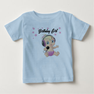 誕生日ガールキッズTシャツ – かわいいベビーデザイン ベビーTシャツ