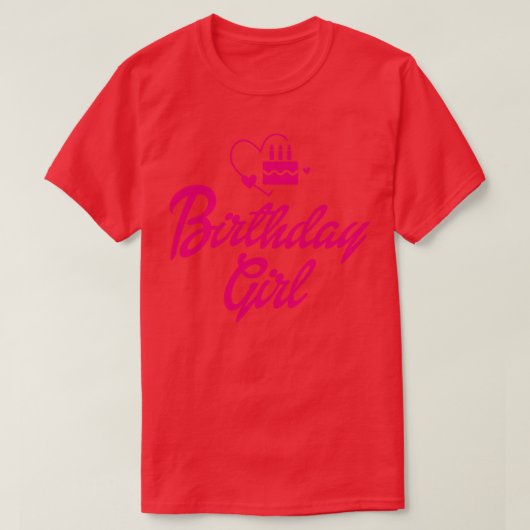 誕生日ガールギフトウィメンズキッズおもしろい誕生日ギアー Tシャツ (デザイン正面)