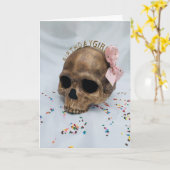 誕生日ガールグリーティングカード – Sassy カード (黄色い花)