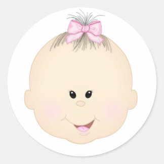 誕生日ガールシール ラウンドシール