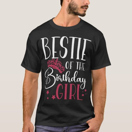 誕生日ガールスクワッドの試合のカスタム調査 Tシャツ (正面)