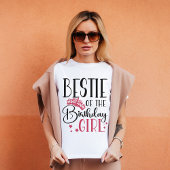 誕生日ガールスクワッドの試合のカスタム調査 Tシャツ