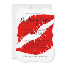 誕生日ガールズファブラス&50ブライトレッドリップスティック